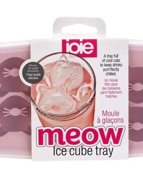 Joie Meow Cat Ice Cube Tray - Pink and White